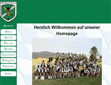 Tablet Screenshot of musikkapelle-gaissach.de